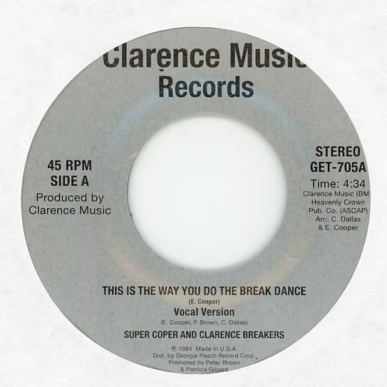 E. Cooper - This Is The Way You Do Break Dance (7-inch)