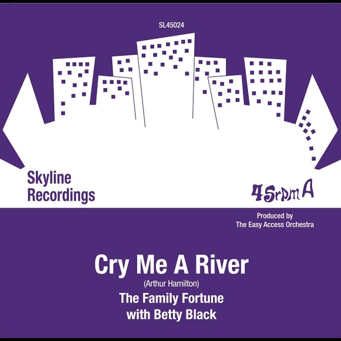 The Family Fortune Feat Betty Black - Cry Me A River (7-inch)