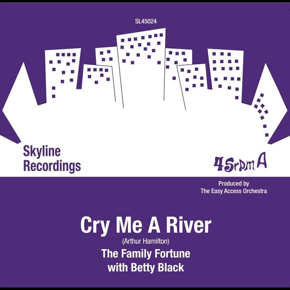 The Family Fortune Feat Betty Black - Cry Me A River (7-inch)