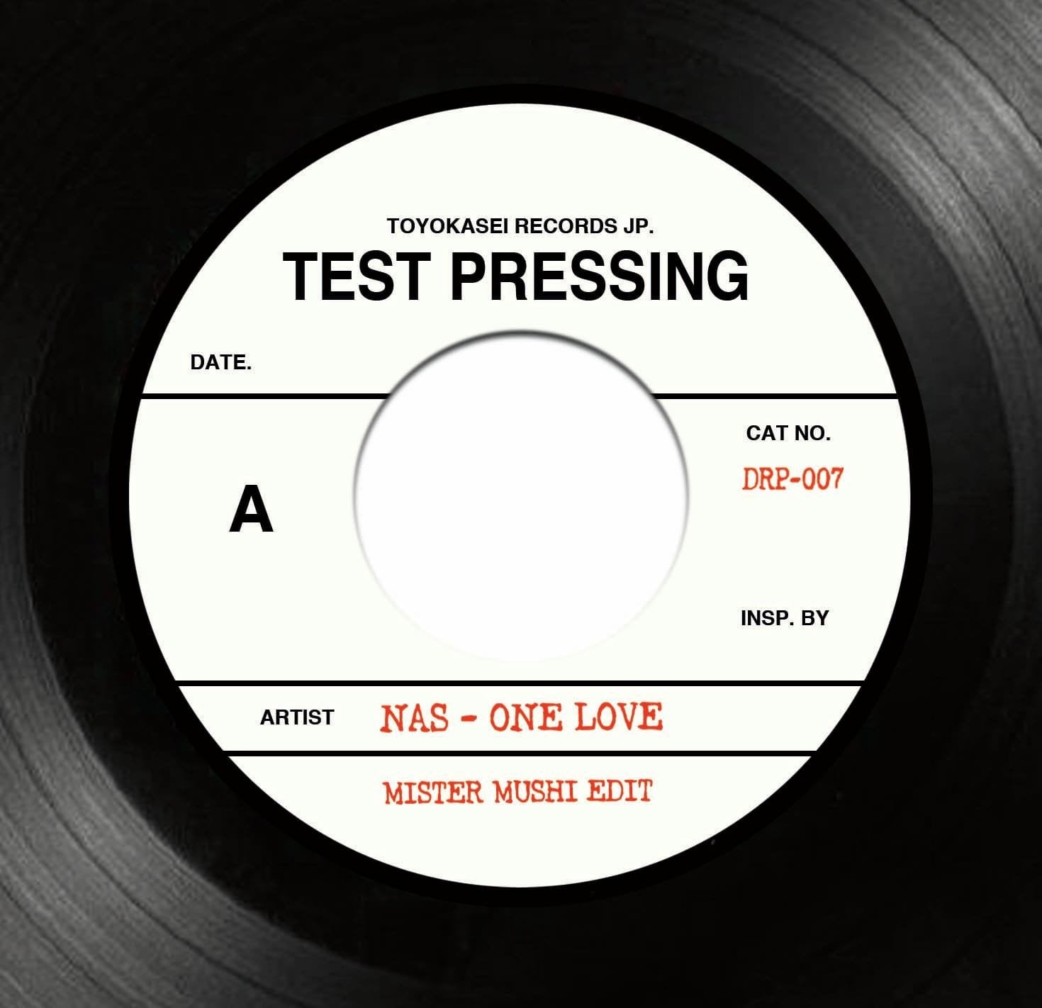 Nas - One Love (Mister Mushi Edit) (7-inch)