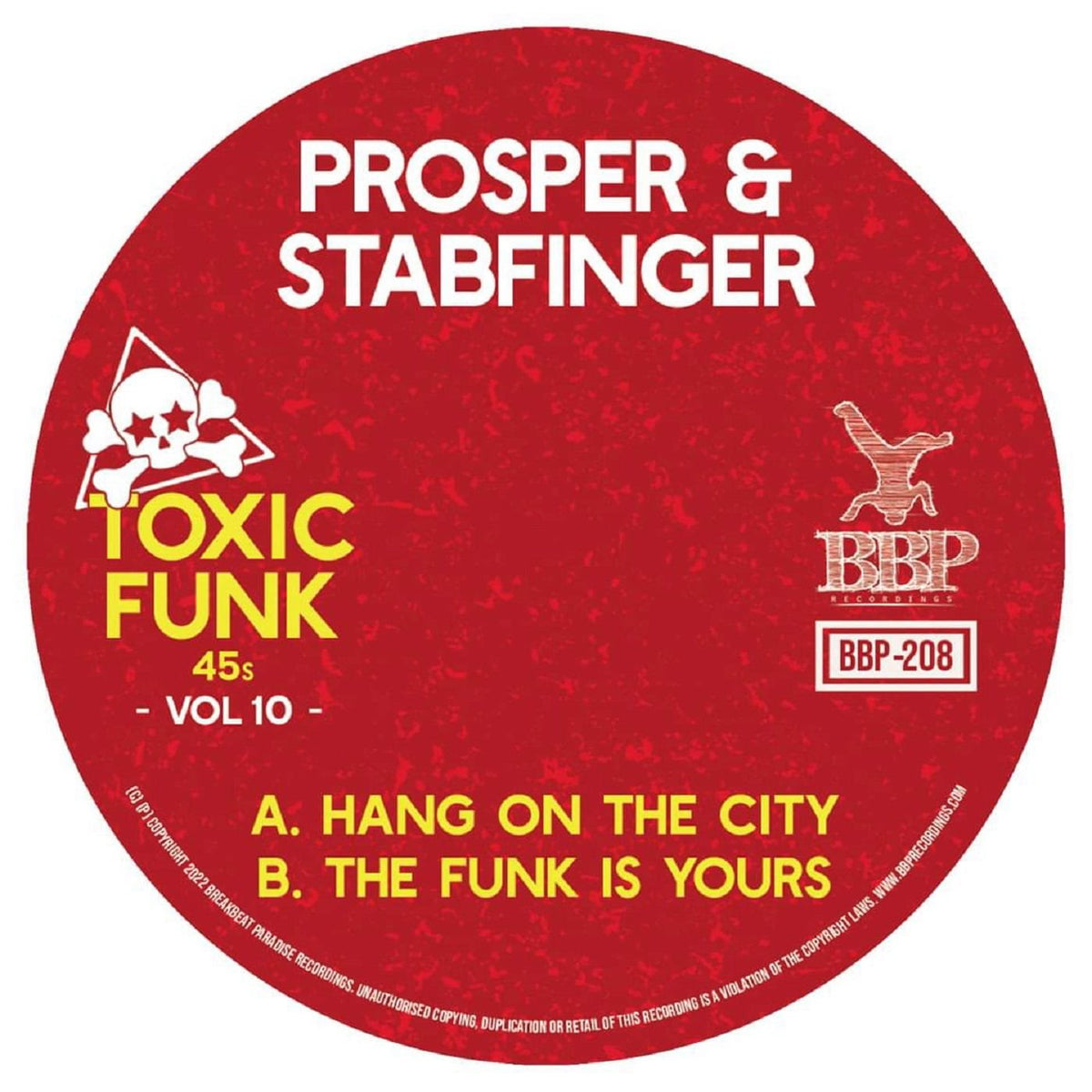 Prosper & Stabfinger - Toxic Funk Vol. 10 (7-inch)