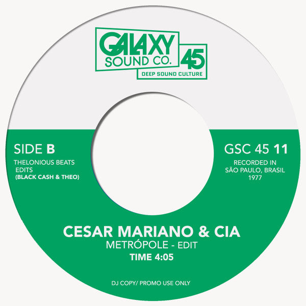 Dynasty / Cesar Mariano & Cia. - Adventures In The Land Of Music / Metrópole (7-inch)