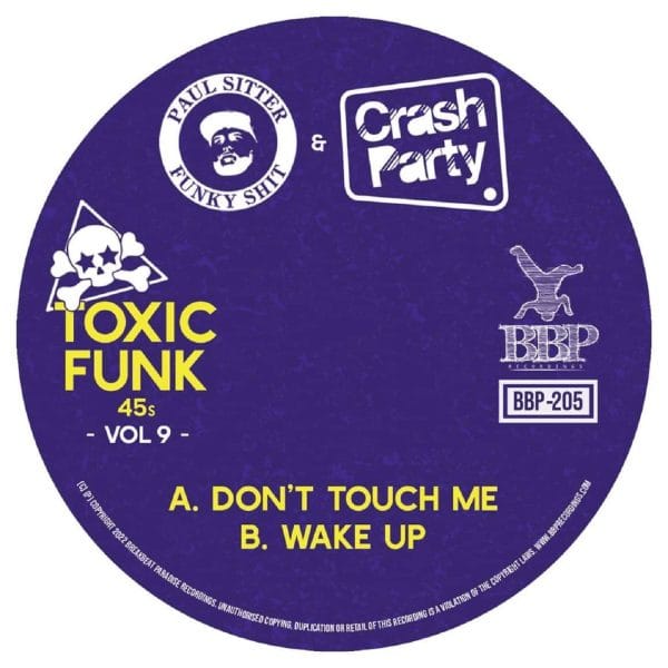 Paul Sitter & Crash Party - Toxic Funk Vol. 9 - 7 Inch