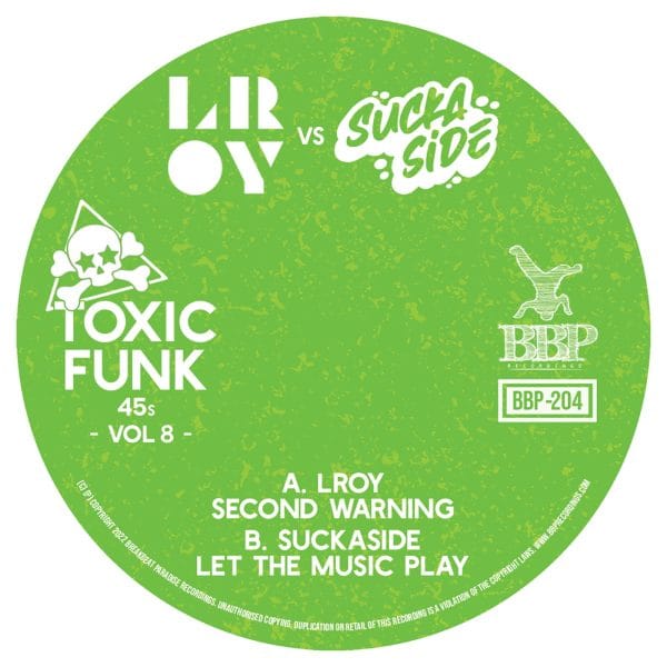 LROY & Suckaside Toxic Funk Vol. 8 - 7" Vinyl