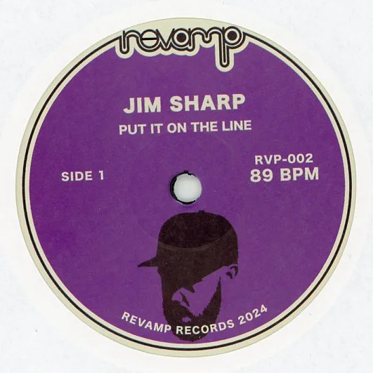 7”JIM SHARP-PUT IT ON THE LINE/I SHOT YA Jim Sharp – Put It On The Line Edit / I Shot Ya Edit