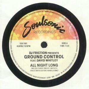 DJ FRICTION presents GROUND CONTROL - ALL NIGHT LONG